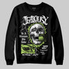 Air Max 95 Big Bubble Neon Yellow DopeSkill Sweatshirt Jealousy Graphic Streetwear - Black