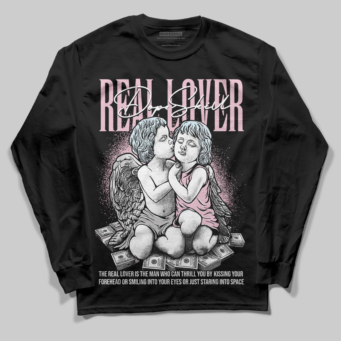 Jordan 5 OG “35th Anniversary” DopeSkill Long Sleeve T-Shirt Real Lover Graphic Streetwear - Black
