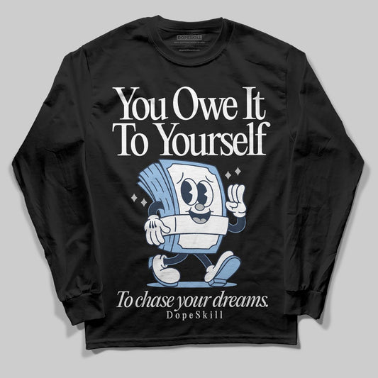 Asics Gel-Cumulus 16 Wash/Independence Blue DopeSkill Long Sleeve T-Shirt Owe It To Yourself Graphic Streetwear - Black