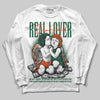 Dunk Low Team Dark Green Orange DopeSkill Long Sleeve T-Shirt Real Lover Graphic Streetwear - White