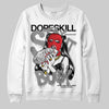 Rick Owens Leather Low Sneaker Black And Milk DopeSkill Sweatshirt Stay It Busy Graphic Streetwear - White