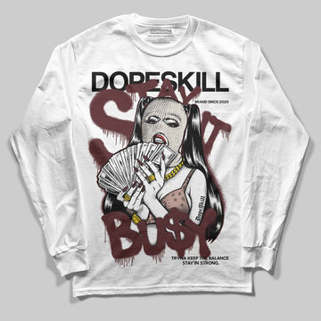 Jordan 11 “China” DopeSkill Long Sleeve T-Shirt Stay It Busy Graphic Streetwear - White