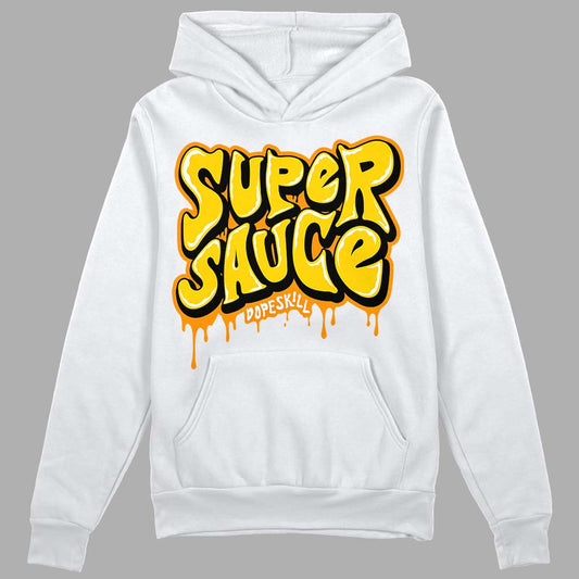 Jordan 6 “Yellow Ochre” DopeSkill Hoodie Sweatshirt Super Sauce Graphic Streetwear - White