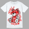 Jordan 12 “Cherry” DopeSkill T-Shirt Smile Through The Pain Graphic Streetwear - White