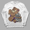 Jordan 6 WMNS Gore-Tex Brown Kelp DopeSkill Long Sleeve T-Shirt Bear Steals Sneaker Graphic Streetwear - White