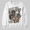 Jordan 5 Retro Reverse Metallic DopeSkill Sweatshirt Don't Kill My Vibe Graphic Streetwear - White