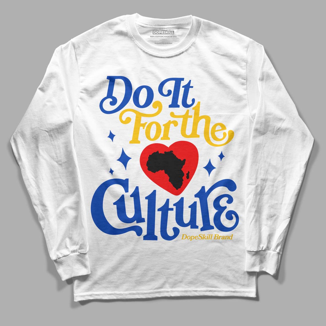 Jordan 14 “Laney” DopeSkill Long Sleeve T-Shirt Do It For The Culture Graphic Streetwear - White