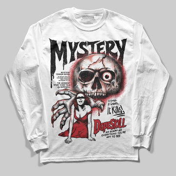 Jordan 1 Low OG "Chicago" DopeSkill Long Sleeve T-Shirt Mystery Ghostly Grasp Graphic Streetwear - White 