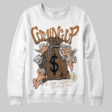 Jordan 3 Retro Palomino DopeSkill Sweatshirt Money Bag Coming Up Graphic Streetwear - Black