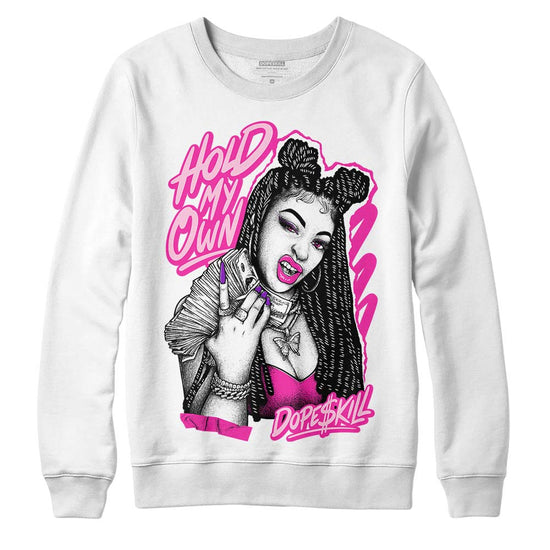 Pink Sneakers DopeSkill Sweatshirt New H.M.O Graphic Streetwear - White