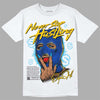 Jordan 14 “Laney” DopeSkill T-Shirt Never Stop Hustling Graphic Streetwear - White 