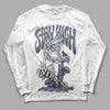 Jordan 5 Retro Low Indigo Haze DopeSkill Long Sleeve T-Shirt Stay High Graphic Streetwear - White