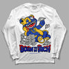 Jordan 14 “Laney” DopeSkill Long Sleeve T-Shirt Born To Be Rich Graphic Streetwear - White