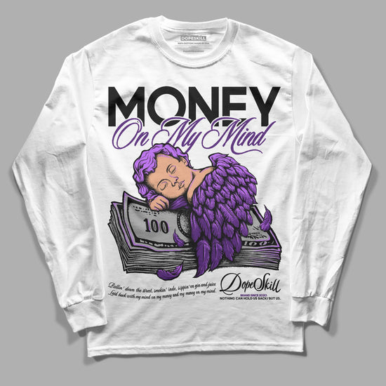 Jordan 12 “Field Purple” DopeSkill Long Sleeve T-Shirt MOMM Graphic Streetwear - White