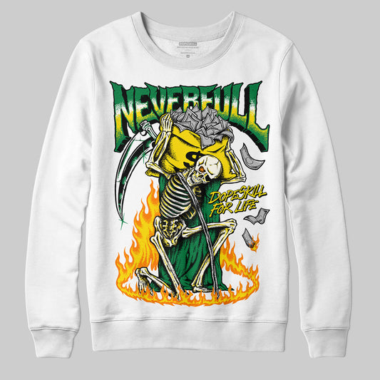 Dunk Low Reverse Brazil DopeSkill Sweatshirt NeverFull Graphic Streetwear - White