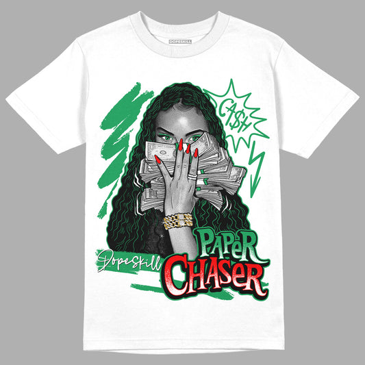 Jordan 1 High OG ‘Lucky Green’ DopeSkill T-Shirt NPC Graphic Streetwear  - White 