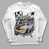  Jordan 4 Retro Frozen Moments DopeSkill Long Sleeve T-Shirt ENGINE Tshirt Graphic Streetwear - White 