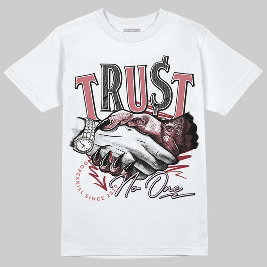 Valentine's Day Collection DopeSkill T-Shirt Trust No One Graphic Streetwear - White