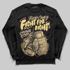 TAN Sneakers DopeSkill Long Sleeve T-Shirt Fight For Right Graphic Streetwear - Black