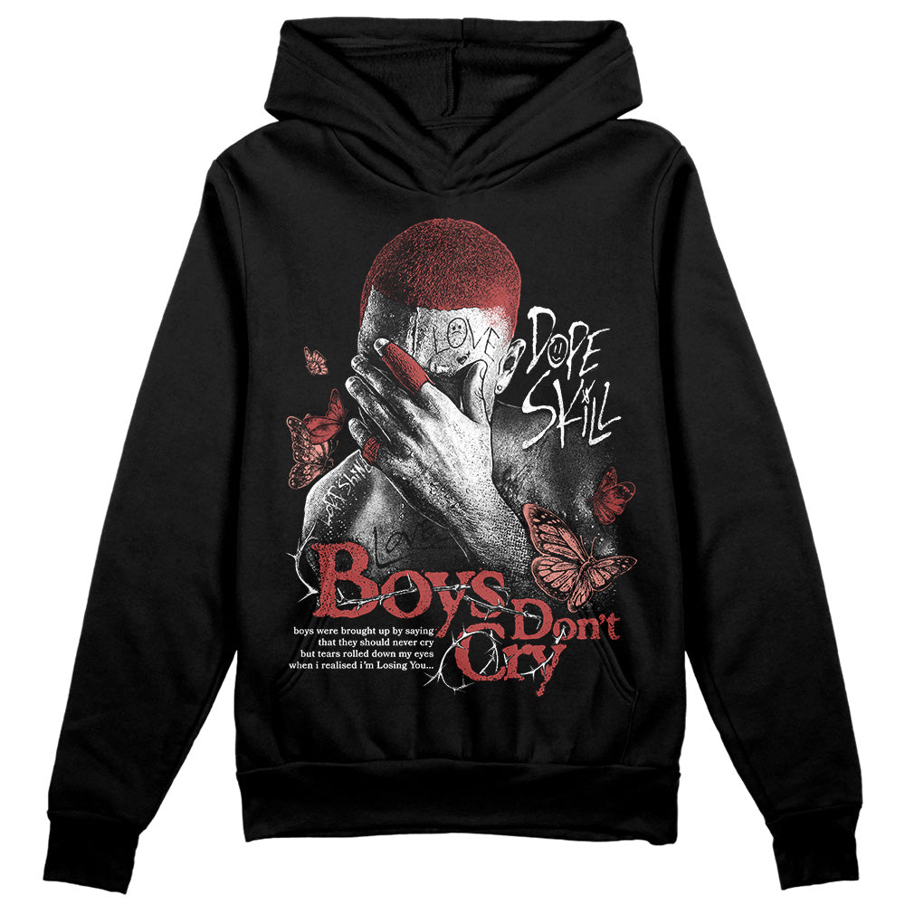 Jordan 13 “Dune Red” DopeSkill Hoodie Sweatshirt Boys Don't Cry Graphic Streetwear - Black