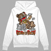 Jordan 3 Retro Palomino DopeSkill Hoodie Sweatshirt Born To Be Rich Graphic Streetwear - White