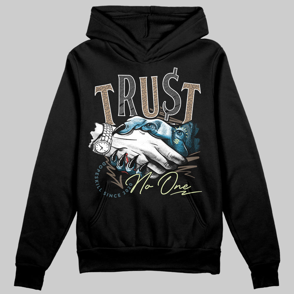 Jordan 3 GS “We Outside” DopeSkill Hoodie Sweatshirt Trust No One Graphic Streetwear - black