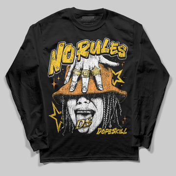 Yellow Sneakers DopeSkill Long Sleeve T-Shirt No Rules Graphic Streetwear - Black