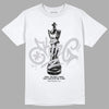 Jordan 11 Retro Low Cement Grey DopeSkill T-Shirt King Chess Graphic Streetwear - White 