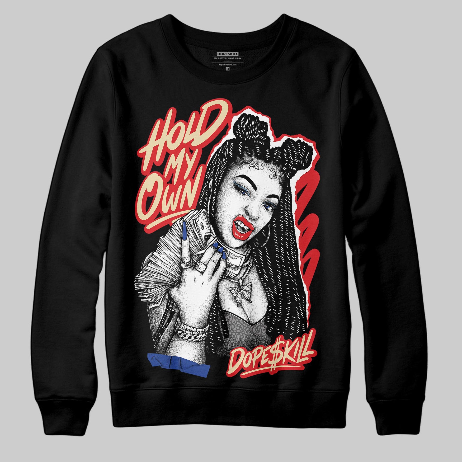 Jordan 3 “Seoul 2.0” DopeSkill Sweatshirt New H.M.O Graphic Streetwear - Black