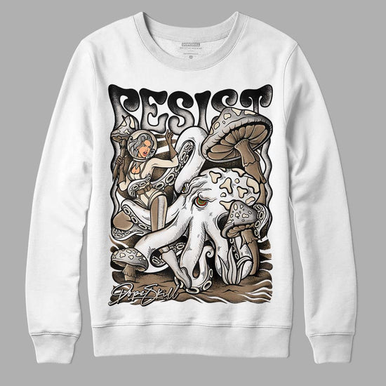 Jordan 5 SE “Sail” DopeSkill Sweatshirt Resist Graphic Streetwear - White