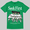Jordan 5 “Lucky Green” DopeSkill T-Shirt New Seek First Graphic Streetwear - Irish Green