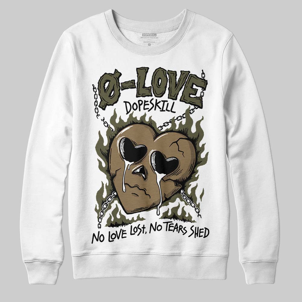 Adidas Samba OG Focus Olive Gum DopeSkill Sweatshirt Crying Heart Graphic Streetwear - White