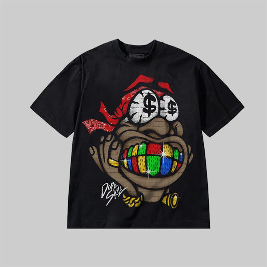 RAINBOW RICH DopeSkill Premium T-shirt Streetwear - Black