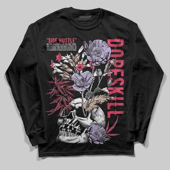Jordan 5 Low “Peanut Butter Jelly” DopeSkill Long Sleeve T-Shirt Side Hustle Graphic Streetwear - Black