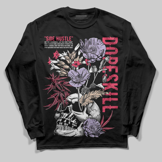 Jordan 5 Low “Peanut Butter Jelly” DopeSkill Long Sleeve T-Shirt Side Hustle Graphic Streetwear - Black
