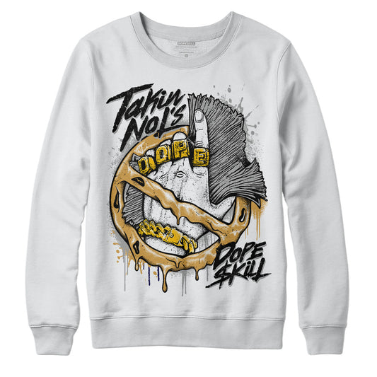 Jordan 11 "Gratitude" DopeSkill Sweatshirt Takin No L's Graphic Streetwear - White