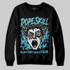Jordan 11 Retro Gamma Blue (2025) DopeSkill Sweatshirt Root of Evil Graphic Streetwear - Black