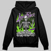 Neon Green Sneakers DopeSkill Hoodie Laid Back Graphic Streetwear - Black