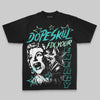 Aqua Oversize Print Fix Your Energy DopeSkill Graphic Premium T-shirt Streetwear - Black