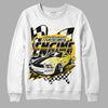 Jordan 4 Retro “Vivid Sulfur” DopeSkill Sweatshirt ENGINE Tshirt Graphic Streetwear - White 