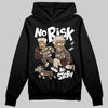 A Ma Maniére x Air Jordan 4 “Dark Mocha” DopeSkill Hoodie Sweatshirt No Risk No Story Graphic Streetwear - black