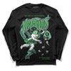 Jordan 1 High OG Green Glow DopeSkill Long Sleeve T-Shirt Nevermind Graphic Streetwear - black