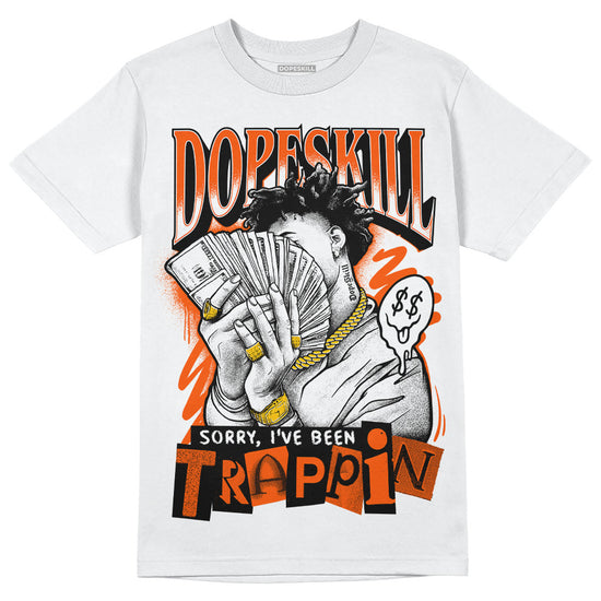 MSCHF Super Normal 2 Orange Milk DopeSkill T-Shirt Sorry I've Been Trappin Graphic Streetwear - White