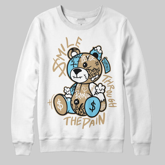 Jordan 11 City Pack “H-Town” DopeSkill Sweatshirt Smile Through The Pain Graphic Streetwear - White