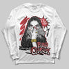 Jordan 1 High OG “Ruby” DopeSkill Long Sleeve T-Shirt NPC Graphic Streetwear - White 