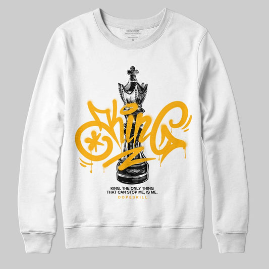 Goldenrod Dunk DopeSkill Sweatshirt King Chess Graphic