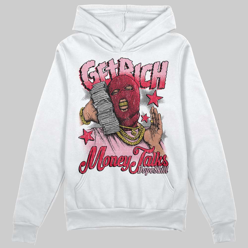 Dunk Low Valentine's Day (2026) DopeSkill Hoodie Sweatshirt Get Rich Graphic Streetwear - White