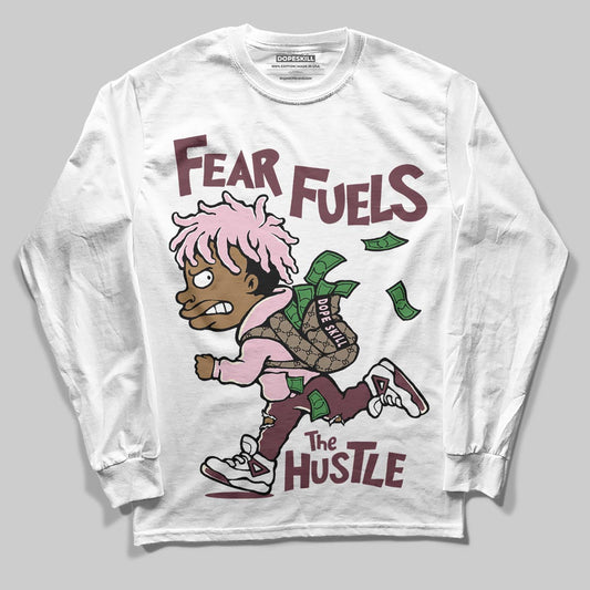 Asics Gel-Cumulus 16 "Port Royal" DopeSkill Long Sleeve T-Shirt Fear Fuels The Hustle Graphic Streetwear - White 
