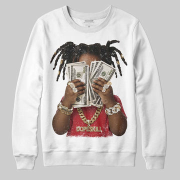 Jordan 3 Mexico 'El Vuelo' DopeSkill Sweatshirt Rich Youth Graphic Streetwear - White 