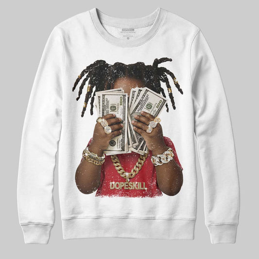 Jordan 3 Mexico 'El Vuelo' DopeSkill Sweatshirt Rich Youth Graphic Streetwear - White 